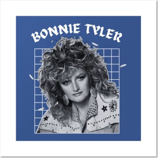 Bonnie tyler --- 70s retro Posters and Art